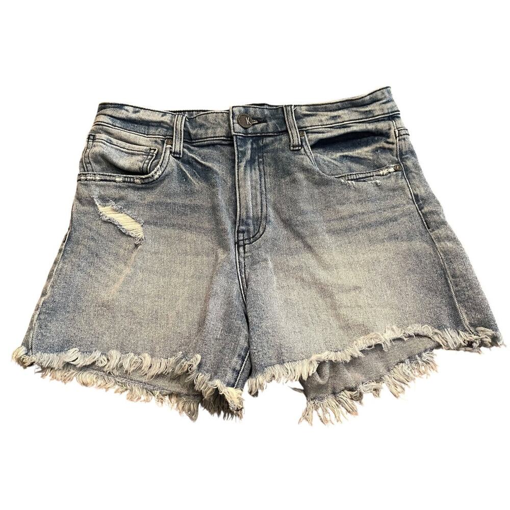 Size 4 KUT From the Kloth Distressed‎ Denim Jean Shorts Womens